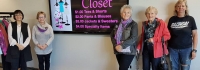 my girlfriends closet, used clothing sale, friends of the Innisfil Public Library, Alcona, ideaLAB & Library